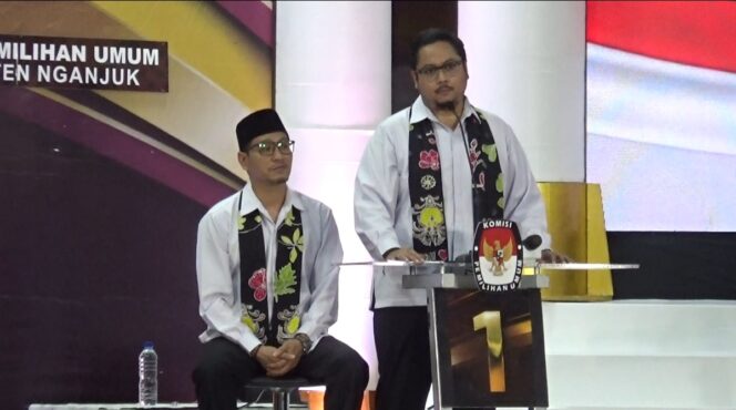 
					Foto. Muhammad Muhibbin dan Aushaf Fajr Herdiansyah (Gus Ibin-Aushaf), Paslon nomor urut 01