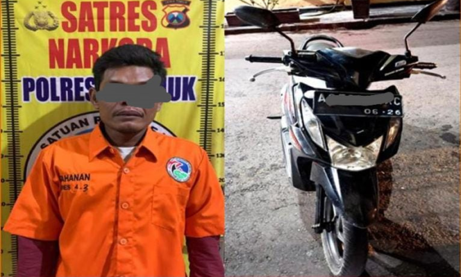 
					HN (36), warga Desa Kaliboto, Kecamatan Tarokan, Kabupaten Kediri, diamankan polisi pada Minggu, 27 April 2025  (foto_doc)