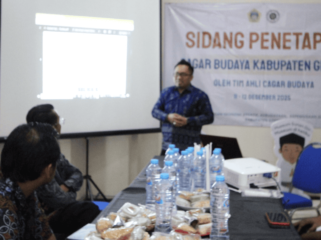 Sidang penetapan TACB Kabupaten Gresik di Museum Sunan Giri, Jumat (12/12/2025). Doc: Disparekrafbudpora Gresik