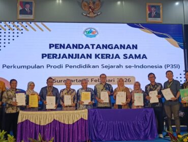 Penandatanganan Perjanjian Kerja Sama Perkumpulan Prodi Pendidikan Sejarah se-Indonesia (P3SI) (Foto_Nara)