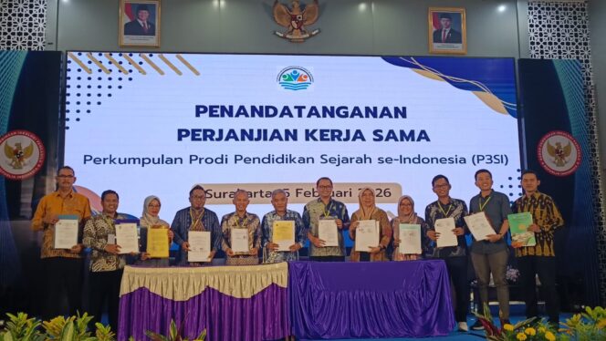 
					Penandatanganan Perjanjian Kerja Sama Perkumpulan Prodi Pendidikan Sejarah se-Indonesia (P3SI) (Foto_Nara)
