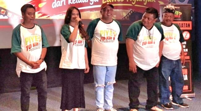 Roadshow film Piye To Kih? di Sam's Studio Nganjuk, Jumat (30/10/2026).